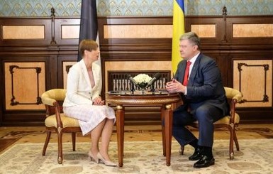 Президент Эстонии назвала конфликт на востоке Украины войной