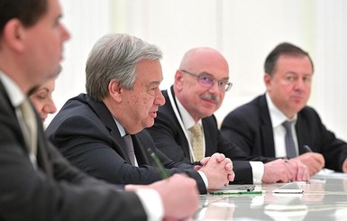 Генсек ООН после разговора с Порошенко встретился с Путиным