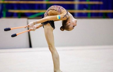 Украинская гимнастка завоевала пять золотых медалей