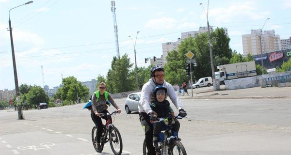 В Киеве количество велосипедистов побило рекорд