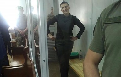 Постройневшую после голодовки Савченко привели в суд