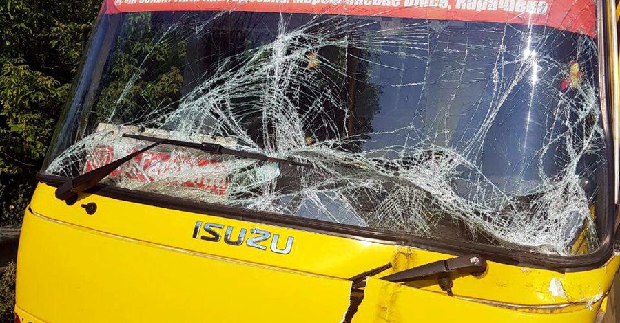 Под Харьковом столкнулись автобус и грузовик, 3 человека в больнице