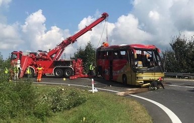 Польская полиция задержала водителя разбившегося украинского автобуса