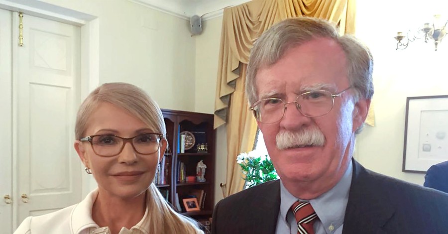 Юлия Тимошенко встретилась с советником президента США Джоном Болтоном