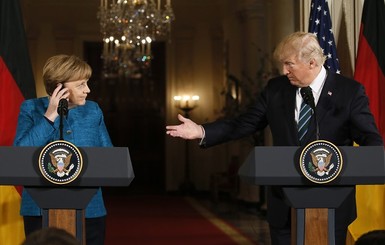Трамп и Меркель обсудили ситуацию в Украине и Сирии