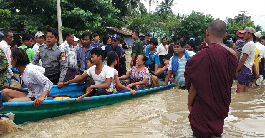 В Мьянме из-за прорыва плотины затопило 85 деревень