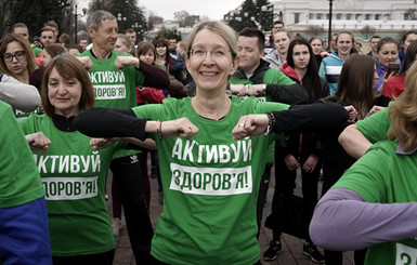 Ульяна Супрун рассказала о пользе бега для позвоночника