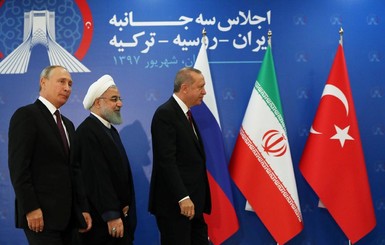 Путин, Рухани и Эрдоган приняли совместную декларацию по Сирии