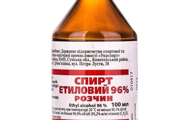 В Украине временно запретили продавать этиловый спирт и настойку эвкалипта