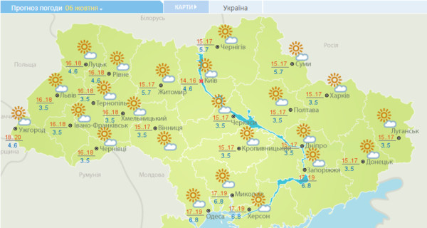На этой неделе в Украину вернется тепло