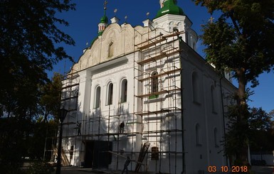Появились фото отреставрированной Кирилловской церкви 