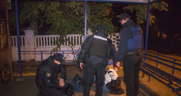 В Киеве беременная обокрала авто и подралась с копами