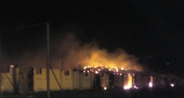В Харьковской области горели склады с зерном и подсолнечником