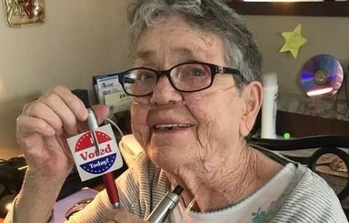 82-летняя американка впервые в жизни проголосовала и умерла