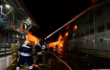 Пожар на маслоперерабатывающем заводе в Одесской области потушили