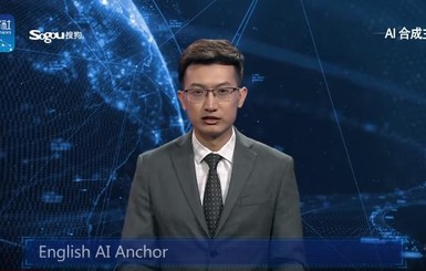 В Китае на телеканале работает виртуальный ведущий