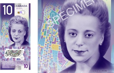 В Канаде появится вторая купюра с изображением женщины