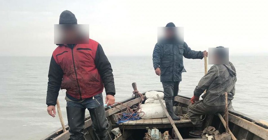 На Днестровском лимане поймали браконьеров, которые наловили 4 тонны рыбы