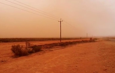 В Австралии бушует сильная песчаная буря