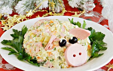 Пошаговые рецепты на Новый год Свиньи