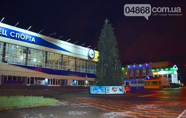 В Черноморске с новогодней городской елки украли гирлянды