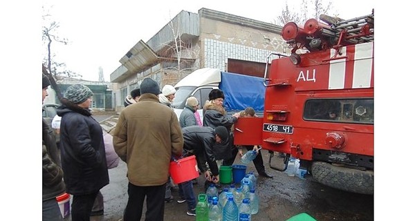В Торецке ввели режим ЧП из-за отсутствия воды