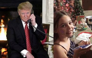 7-летняя девочка после разговора с Трампом по-прежнему верит в Санта-Клауса 