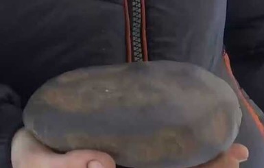 В Карпатах на гараж упал двухкилограммовый метеорит