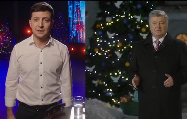Скандалы новогодней ночи: Зеленский вместо Порошенко и советские кинокомедии