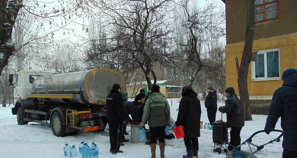 Воду дали всего одному микрорайону Торецка