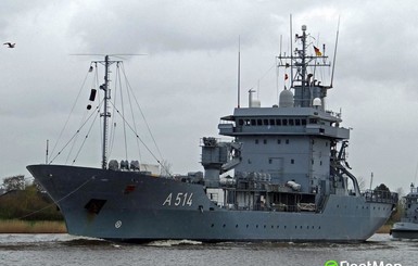 В Черное море войдет немецкий военный корабль Werra