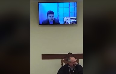 Савченко вышла на связь с судом из Лукьяновского СИЗО