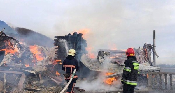 В Ивано-Франковской области сгорел Свято-Серафимовский мужской монастырь