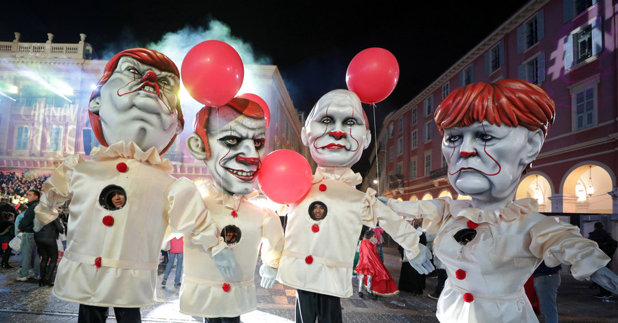 Мировым лидерам досталось по кукле: в Ницце прошел 135-й ежегодный карнавал