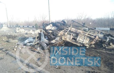 ФСБ РФ завела дело на украинских военных из-за подрыва микроавтобуса в Донбассе