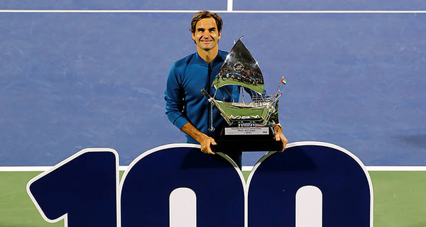 Космический уровень: Роджер Федерер выиграл уже 100 титулов ATP за карьеру