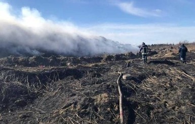 Во Львовской области загорелась очередная свалка