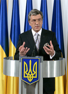 Ющенко и Тимошенко повздорили в Раде 