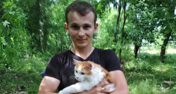 Рыжего кота Яшку из Кривого Рога спасал альпинист-любитель