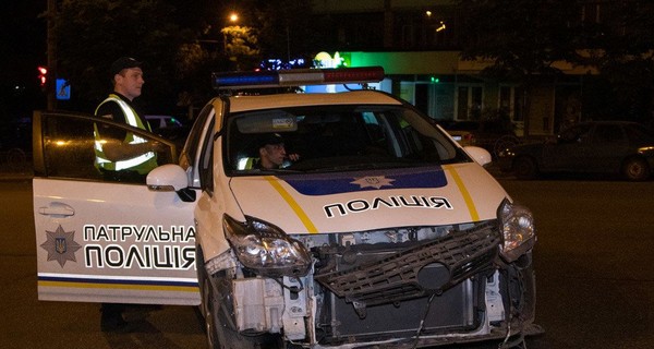 В Киеве произошла авария с участием полицейских