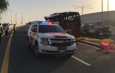 В Дубае разбился автобус с туристами 