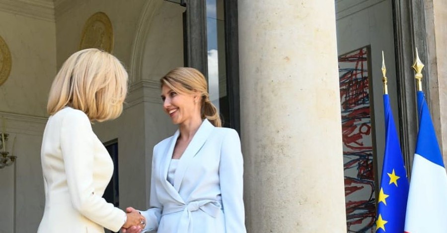 Первые леди Украины и Франции встретились в Елисейском дворце
