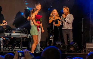 Олег Винник на концерте помог парню сделать девушке предложение