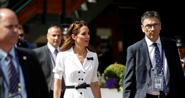 Кейт Миддлтон появилась на турнире в Уимблдоне в ретро-образе