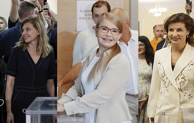 Порошенко, Зеленская и Тимошенко: выбираем самую стильную на избирательном участке  