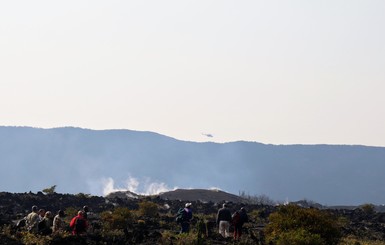 Украинские пилоты посадили вертолет на жерло активного африканского вулкана