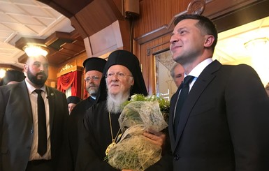 В Стамбуле Владимир Зеленский встретился с Вселенским патриархом Варфоломеем
