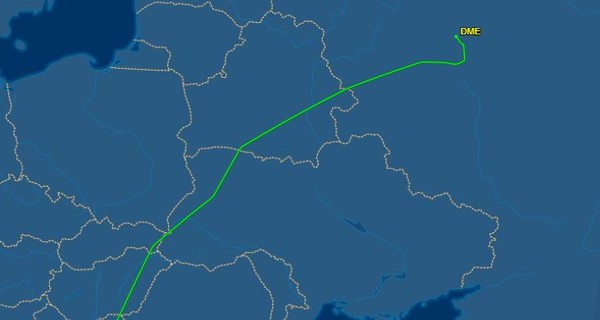 Впервые с 2015 года над Украиной пролетел российский самолет