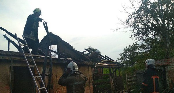 На Полтавщине во время пожара в сарае погиб 4-летний малыш