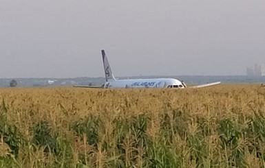 Российский самолет не долетел до Крыма и экстренно сел в поле